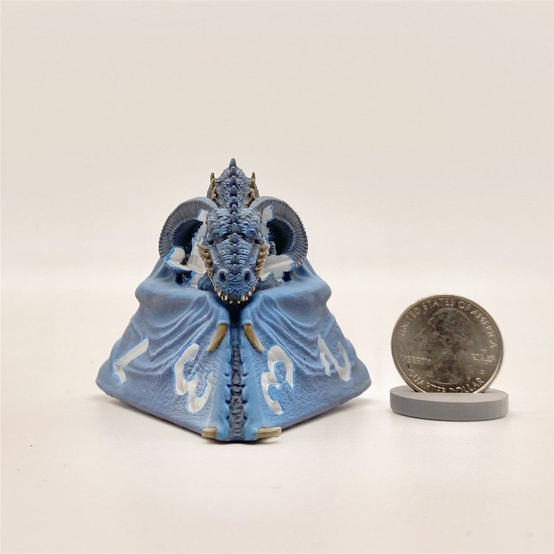 Tes'sera the Blue D4 Dragon Dice Miniature Noble Dwarf Exclusive Primed Wholesale