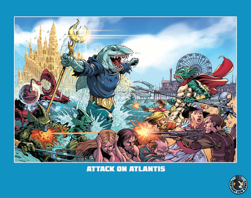 Attack On Atlantis Canvas Print Secret Unknown Stuff: Escape from Dulce