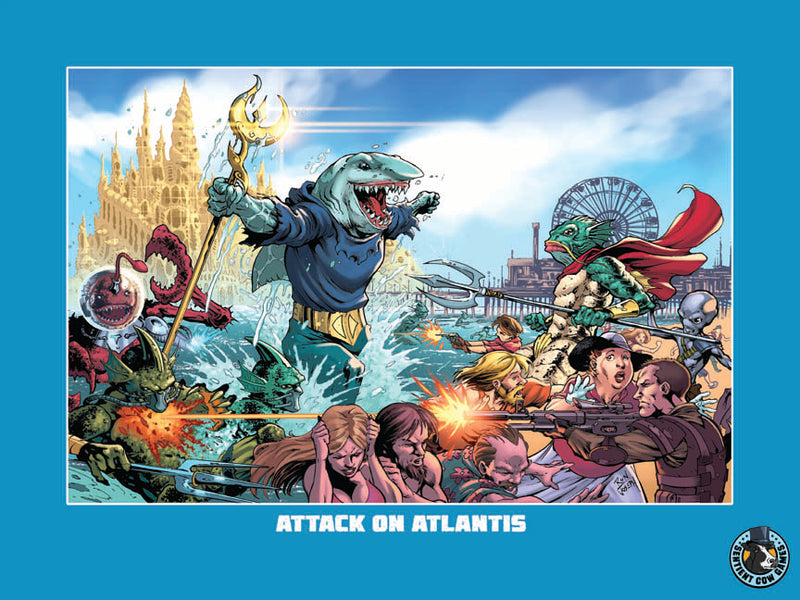 Attack On Atlantis Canvas Print Secret Unknown Stuff: Escape from Dulce