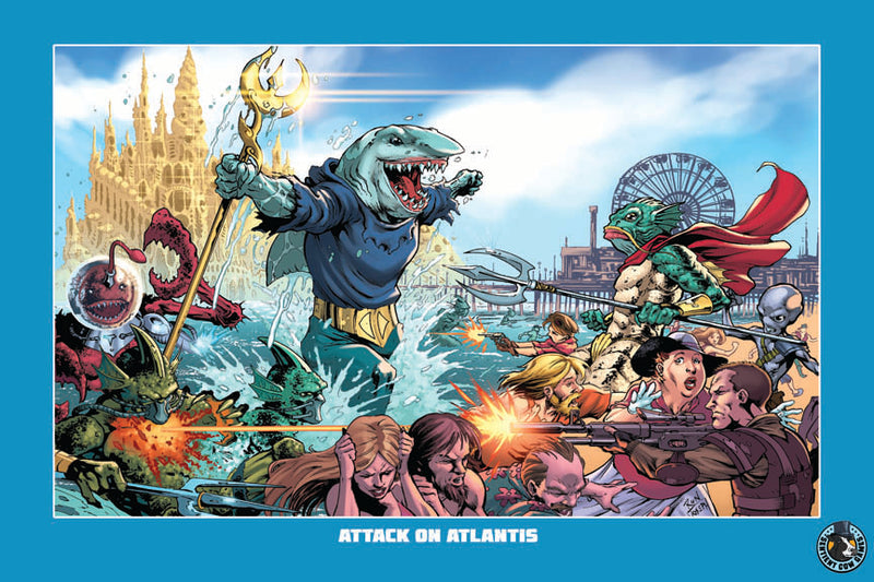 Attack On Atlantis Canvas Print Secret Unknown Stuff: Escape from Dulce