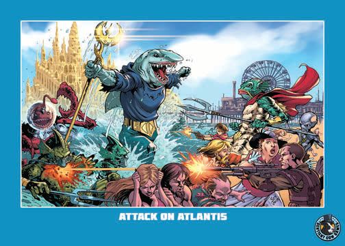 Attack On Atlantis Canvas Print Secret Unknown Stuff: Escape from Dulce