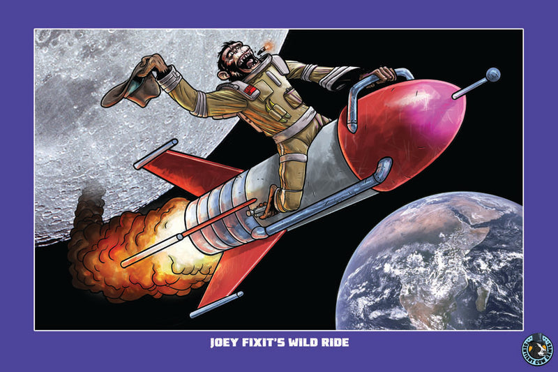 Joey Fixit's Wild Ride Canvas Print Secret Unknown Stuff: Escape from Dulce