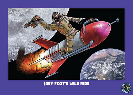 Joey Fixit's Wild Ride Canvas Print Secret Unknown Stuff: Escape from Dulce