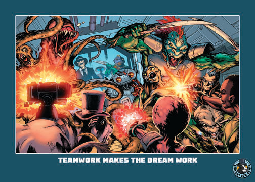 Team Work Makes The Dream Work Canvas Print Secret Unknown Stuff: Escape from Dulce