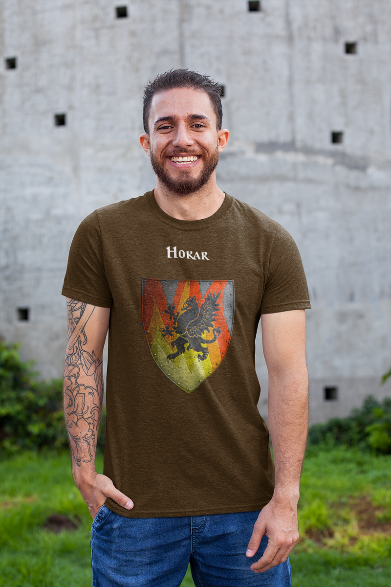 Hokar Heraldry of Greyhawk Anna Meyer Cartography Cotton T-Shirt