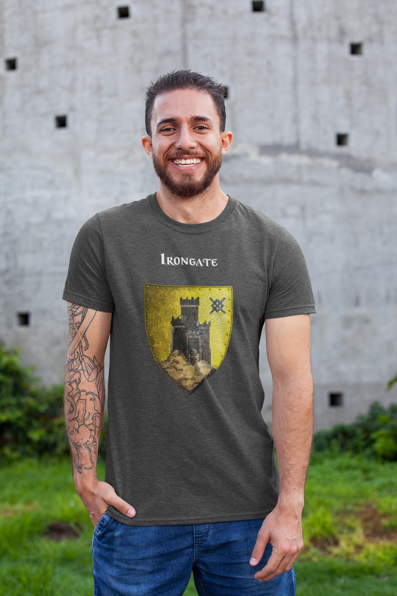 Irongate Heraldry of Greyhawk Anna Meyer Cartography Cotton T-Shirt