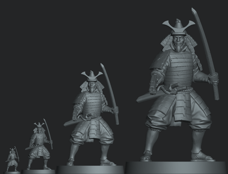 HATTORI HANZO Secret Unknown Stuff-Escape from Dulce 3D Printed Miniature