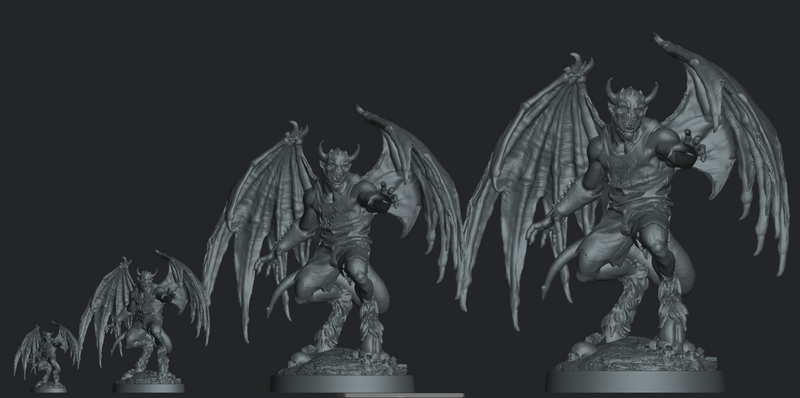 THE JERSEY DEVIL Secret Unknown Stuff-Escape from Dulce 3D Printed Miniature