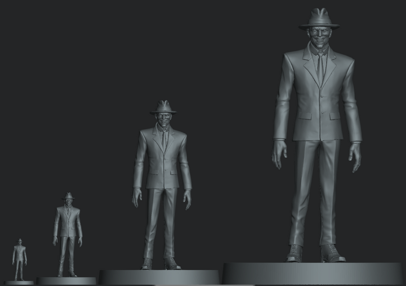 THE MAN IN BLACK Secret Unknown Stuff-Escape from Dulce 3D Printed Miniature