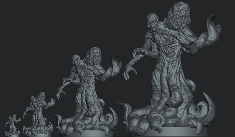 MUTANT COMMANDER Secret Unknown Stuff-Escape from Dulce 3D Printed Miniature