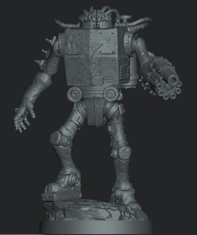 UBER ROBOTOR Secret Unknown Stuff-Escape from Dulce 3D Printed Miniature