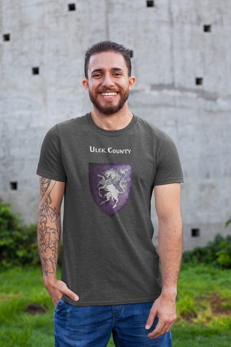 Ulek County Heraldry of Greyhawk Anna Meyer Cartography Cotton T-Shirt