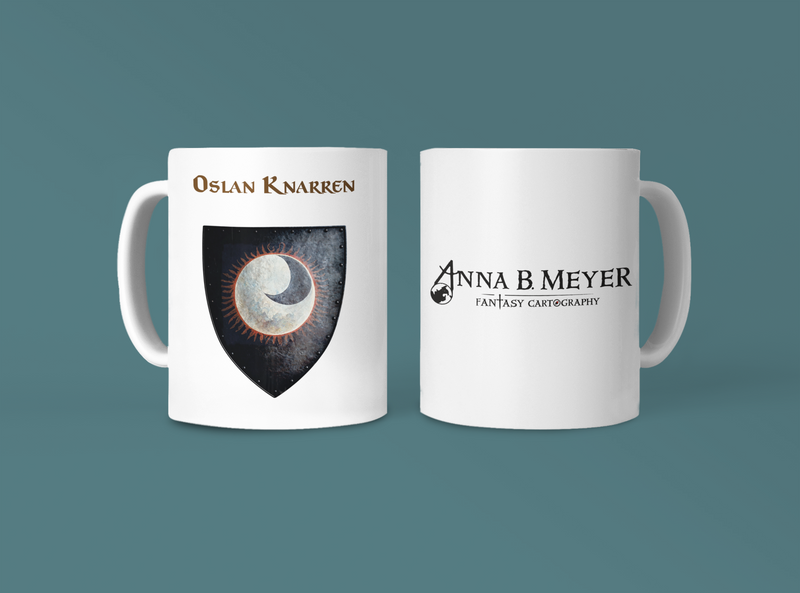 Oslan Knarren Heraldry of Greyhawk Anna Meyer Cartography Coffee Mug 11oz/15oz