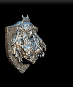 90 Sea Hag Trophy Bust angled view – Monstrous Menagerie Collectible Miniature