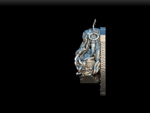 90 Sea Hag T Trophy Bust left profile – Monstrous Menagerie Collectible Miniature