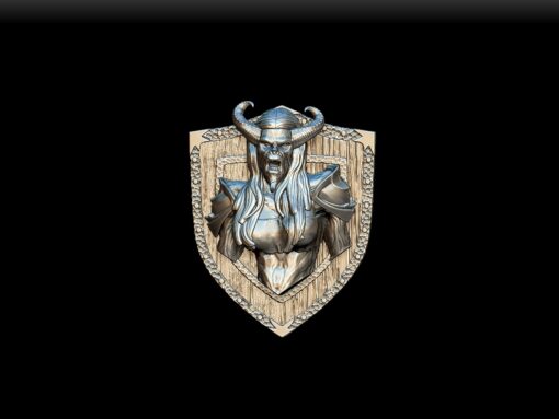 69 Pit Fiend Female Trophy Bust – Monstrous Menagerie Front View showing snarling face and horns