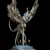 71 Phoenix Full-Body Miniature – Monstrous Menagerie Front View with wings raised in fiery display