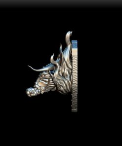 Left Profile of Gorgon Trophy Bust