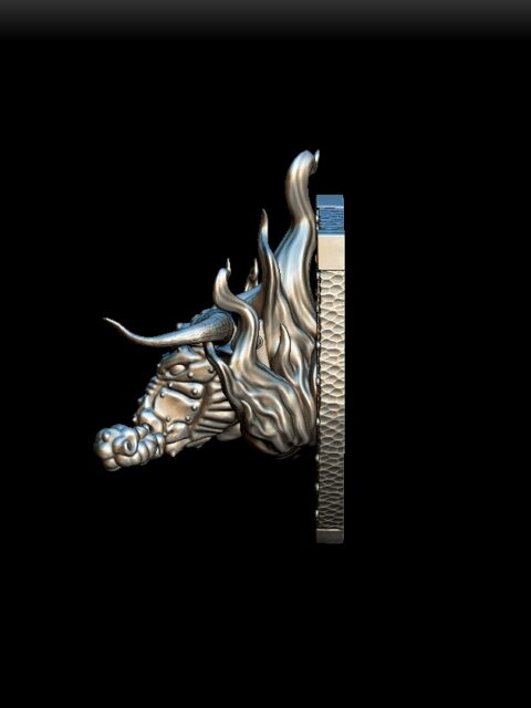 Left Profile of Gorgon Trophy Bust