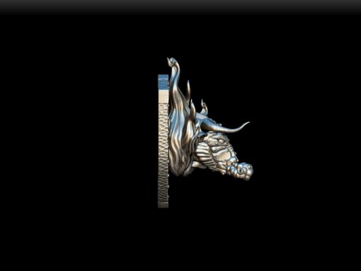 Right Profile of Gorgon Trophy Bust