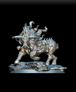 Alternative view of 72 Gorgon Full-Body Miniature – Monstrous Menagerie