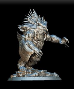 Owlbear full-body angled view with hulking stance