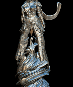 Efreeti full-body miniature complete fire-sovereign detail