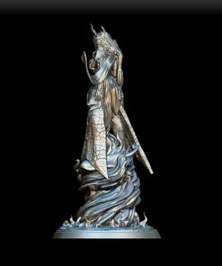 Efreeti miniature left profile, infernal stance
