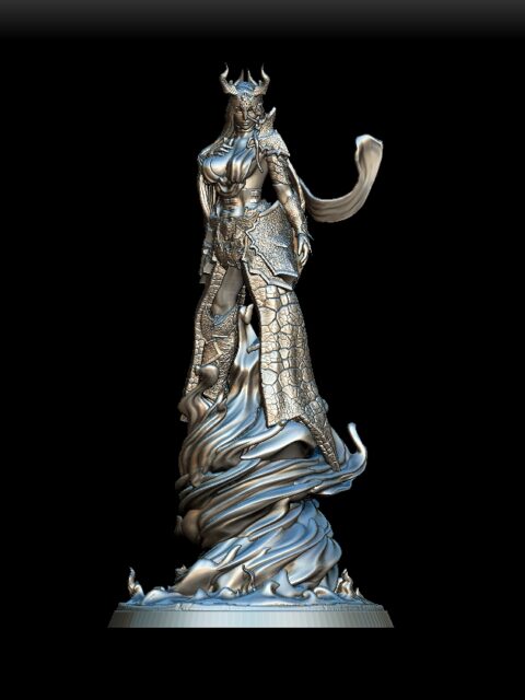 74 Efreeti Full-Body Miniature – Monstrous Menagerie