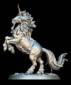 Nightshade Unicorn full-body miniature complete corrupted steed detail