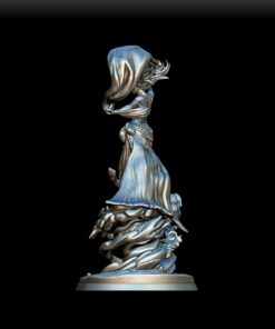 Djinn miniature left profile, elegant silhouette