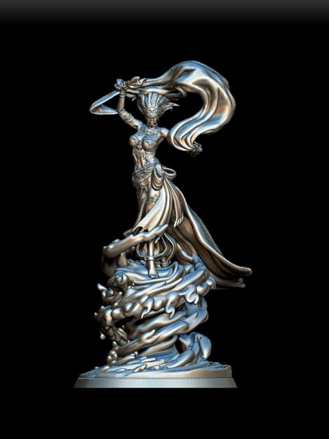 77 Djinn Full-Body Miniature – Monstrous Menagerie