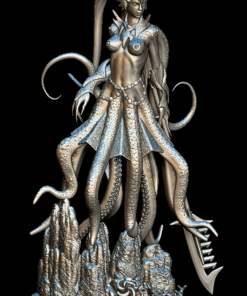 Krakena full-body miniature complete sea-monster detail