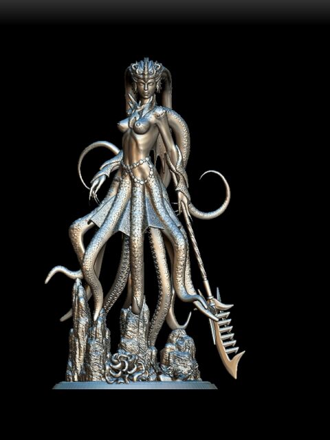 78 Krakena Full-Body Miniature – Monstrous Menagerie