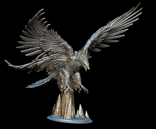 Roc full-body miniature complete aerial predator detail