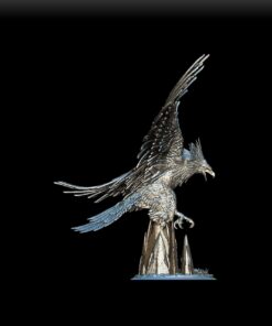 Roc miniature right profile, layered plumage