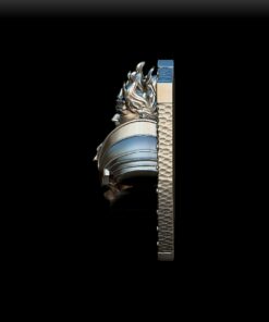 Azer King Pyronis Flameborn bust left profile, plated beard
