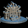 Azer King Pyronis Flameborn full-body miniature complete sovereign detail