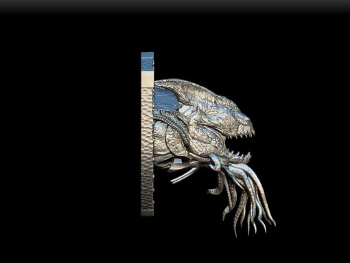 Kraken bust right profile detail
