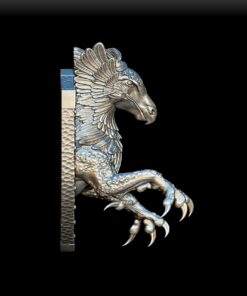 84 Hippogriff Trophy Bust right profile – resin miniature model