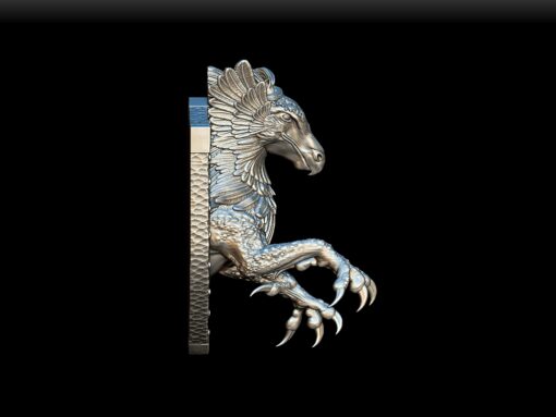 84 Hippogriff Trophy Bust right profile – resin miniature model