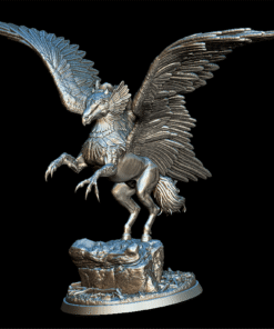 84 Hippogriff Full-Body Miniature full view – resin display miniature