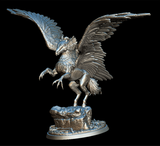 84 Hippogriff Full-Body Miniature full view – resin display miniature