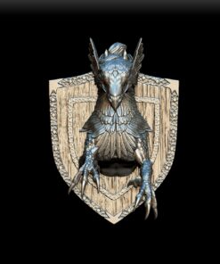 84 Hippogriff Trophy Bust front view – Monstrous Menagerie Collectible Miniature