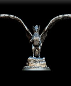84 Hippogriff Full-Body Miniature front view – Monstrous Menagerie Collectible Miniature