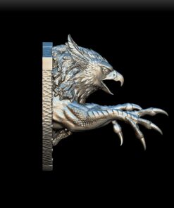 85 Griffon Trophy Bust right profile – resin miniature model