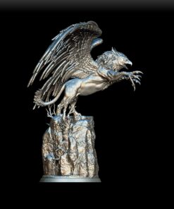 85 Griffon Full-Body Miniature right profile – collectible resin model