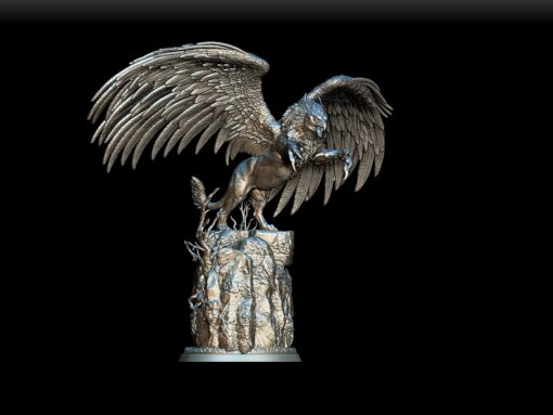 85 Griffon Full-Body Miniature full view – Monstrous Menagerie Collectible Miniature