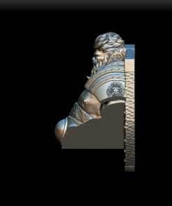 86 Dao Trophy Bust left profile – fantasy genie bust