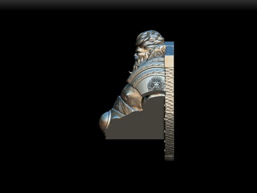 86 Dao Trophy Bust left profile – fantasy genie bust